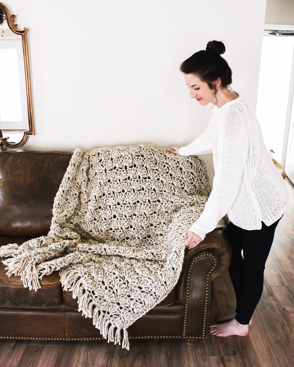 Eleanor Blanket Crochet Pattern Darling Be Brave